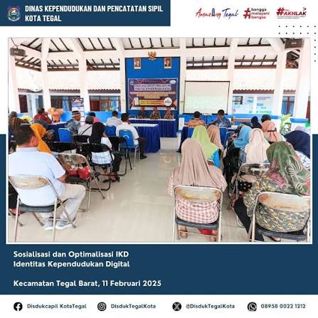 Disdukcapil Kota Tegal Ajak Warga Perbarui Dokumen Kependudukan